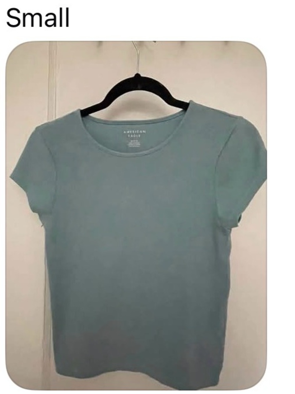 American Eagle Outfitters Women’s Short Sleeve Tee — Dusty Teal